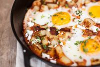 Spanish Bravas Hash with Eggs