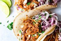 Fall-Apart Tender Pulled Pork Tacos with Zesty Cilantro Lime Slaw