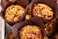 Sweet Autumn Pumpkin Muffins with Toffee & Honeycomb