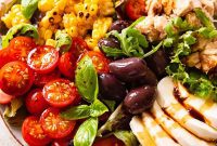 Mediterranean Tuna, Corn, and Mozzarella Salad