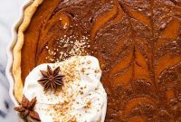 Marbled Chocolate Pumpkin Pie