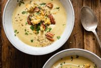 Velvety Cauliflower Cheese Soup