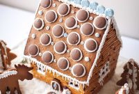 Homemade Rustic Log Cabin Gingerbread House