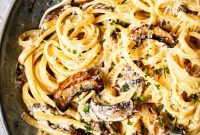 Decadent Truffle Tagliatelle with Smoked Bacon and Woodland Mushrooms