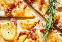 Rustic Potato and Pancetta White Pizza
