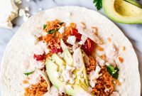 Fiery Peri Peri Chicken Rice Wrap