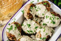 Kotlety with Earthy Wild Mushroom Sauce