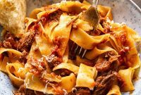 Hearty Slow Cooker Italian Beef Ragu