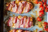 Fish Fillets in Bacon Blankets with Sun-Dried Tomato Pesto