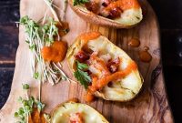 Chorizo Bravas Potato Boats