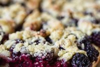Blackberry Crumb Squares
