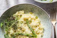 Verdant Asparagus Risotto