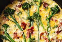 Smoky Bacon & Sharp Cheddar Broccoli Frittata