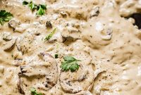 Decadent Cognac Mushroom Steak Sauce