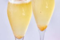 Sun-Kissed Peach Elderflower Bellini