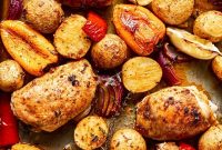 Smoky Paprika Chicken Thighs and Roasted Potatoes
