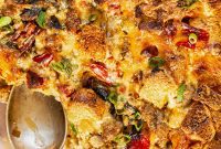 Morning-Ready Sausage and Chorizo Egg Bake
