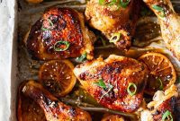 Sticky Honey Soy Glazed Chicken Thighs and Drumsticks