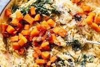Roasted Butternut Squash Orzo Cream