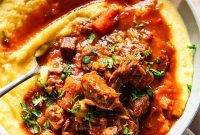 Tender Italian Beef Stew Slow Cooked