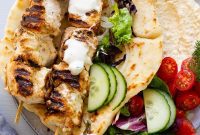 Delicious Homemade Chicken Souvlaki