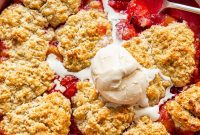 Sweet-Tart Italian Plum Crumble