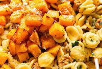 Spicy Chorizo and Roasted Butternut Orecchiette