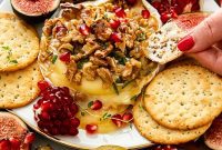 Whiskey-Kissed Maple Brie with Toasted Walnuts