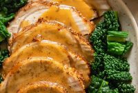 Succulent Pork Loin with Rich Pan Gravy