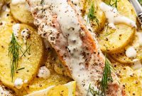 Hearty Salmon and Potato Foil Packs for Camp