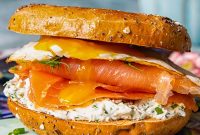 Gourmet Smoked Salmon Bagel