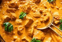 Golden Chicken in a Silken Masala