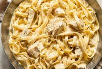 Silky Mustard Chicken Pasta
