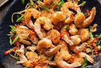 Crispy Air Fryer Salt and Pepper Shrimp