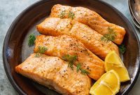Quick Zesty Air Fryer Salmon with Lemon Dill