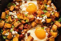 Spicy Chorizo Hash with Feta
