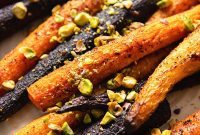 Vibrant Roasted Carrots with Pistachio Crunch