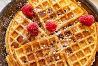 Golden Belgian Waffle Delights