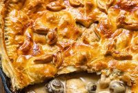 Savory Poultry and Mushroom Bake