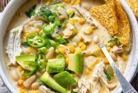 Velvety White Chicken Chili