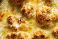Cheesy Golden Cauliflower Bake
