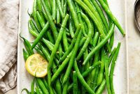 Zesty Lemon Butter Green Beans