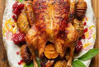 Regal Roast Duck with Port Cranberry Glaze