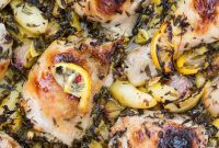 Lemon and Sunchoke Roast Chicken