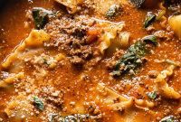 One-Pot Lasagna Soup