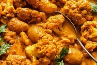 Potato and Cauliflower Tikka Masala
