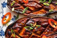Umami Miso Eggplant