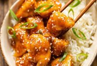 Sweet and Sticky Sesame Chicken