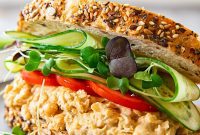 Smashed Chickpea Salad Sandwich