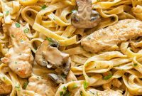 Creamy Marsala Chicken Fettuccine